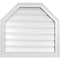 Ekena Millwork Octagonal Top Surface Mount PVC Gable Vent w/ 2"W x 1-1/2"P Brickmould Frame, 26"W x 24"H GVPOT26X2402SF - alternate 1